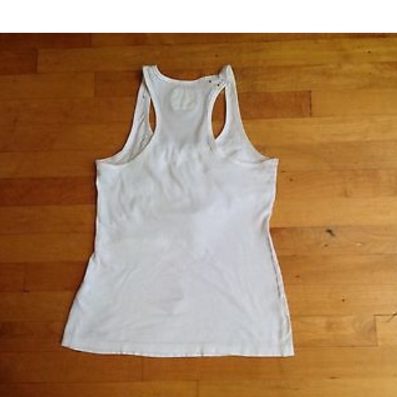Hollister Girls White Tank Top Size XS w/ Ruffles - Picture 4 of 8